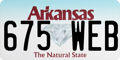 AR license plate 675WEB