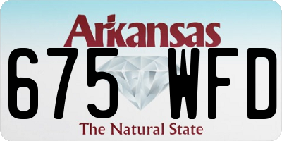 AR license plate 675WFD