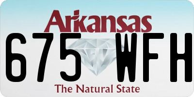 AR license plate 675WFH