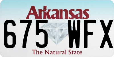 AR license plate 675WFX