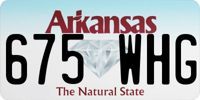 AR license plate 675WHG