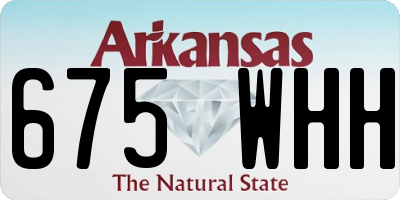 AR license plate 675WHH