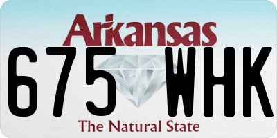 AR license plate 675WHK