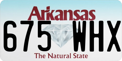 AR license plate 675WHX