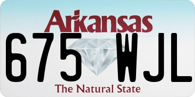 AR license plate 675WJL