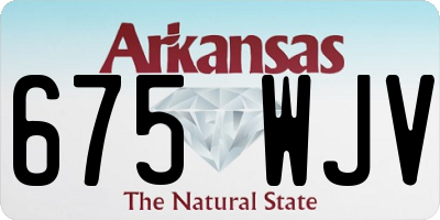 AR license plate 675WJV