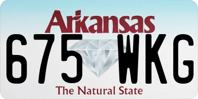 AR license plate 675WKG