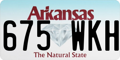 AR license plate 675WKH