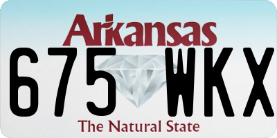 AR license plate 675WKX