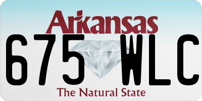 AR license plate 675WLC