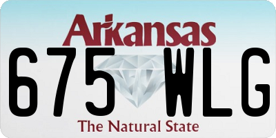 AR license plate 675WLG