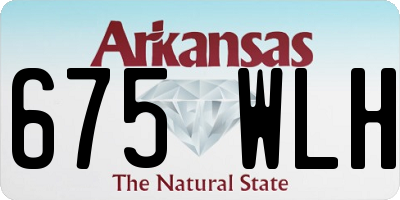 AR license plate 675WLH