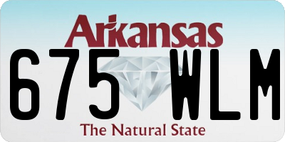 AR license plate 675WLM