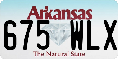AR license plate 675WLX