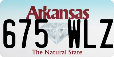AR license plate 675WLZ