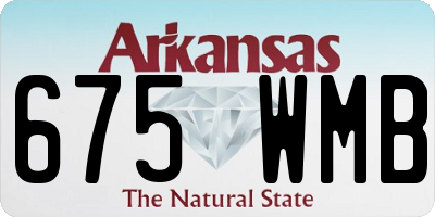 AR license plate 675WMB