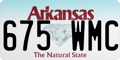 AR license plate 675WMC