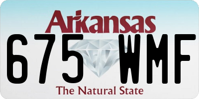AR license plate 675WMF