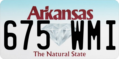 AR license plate 675WMI