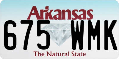 AR license plate 675WMK