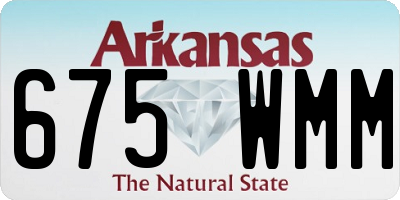 AR license plate 675WMM