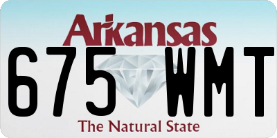 AR license plate 675WMT