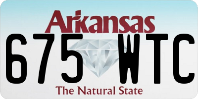 AR license plate 675WTC