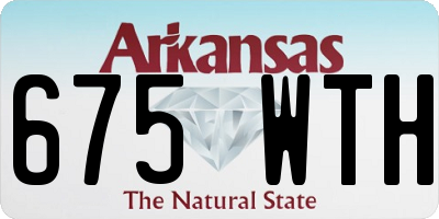 AR license plate 675WTH