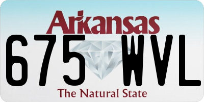 AR license plate 675WVL