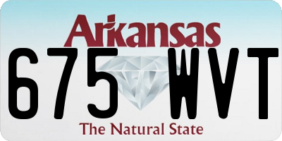 AR license plate 675WVT