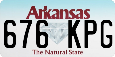 AR license plate 676KPG