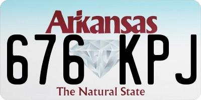 AR license plate 676KPJ