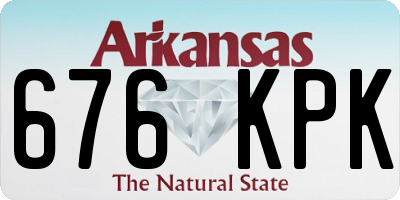 AR license plate 676KPK