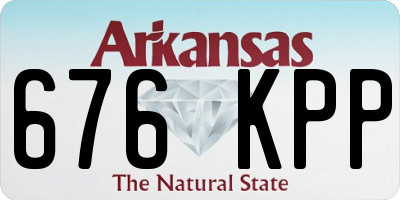 AR license plate 676KPP