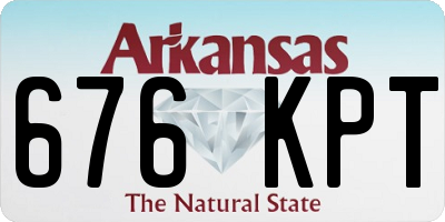 AR license plate 676KPT