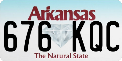 AR license plate 676KQC