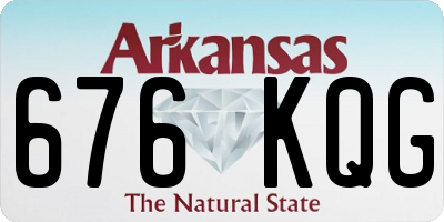 AR license plate 676KQG
