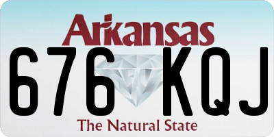 AR license plate 676KQJ