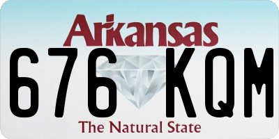 AR license plate 676KQM