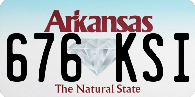 AR license plate 676KSI