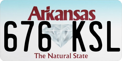 AR license plate 676KSL