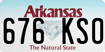 AR license plate 676KSO