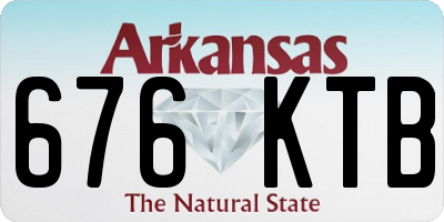 AR license plate 676KTB