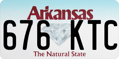 AR license plate 676KTC