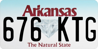 AR license plate 676KTG
