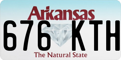 AR license plate 676KTH