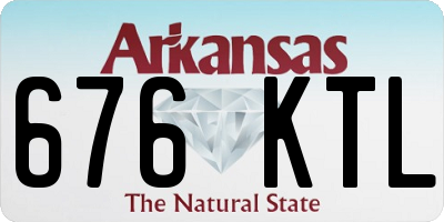 AR license plate 676KTL