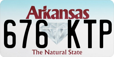 AR license plate 676KTP