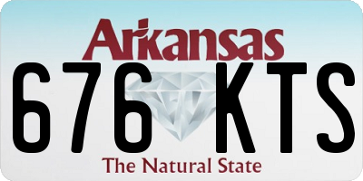 AR license plate 676KTS