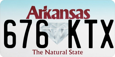 AR license plate 676KTX